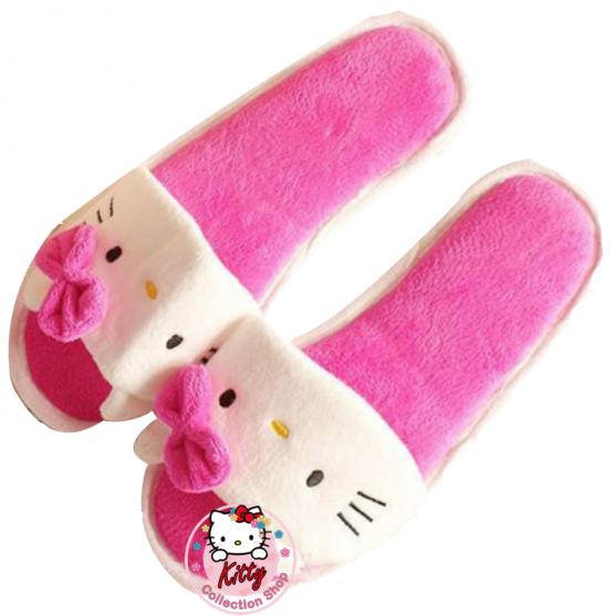 Hello Kitty Pink Bow Slippers Kitty Collection