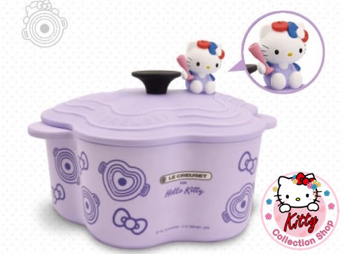 Le Creuset Hello Kitty 2018 Limited Edition Bamboo Purple Food Container
