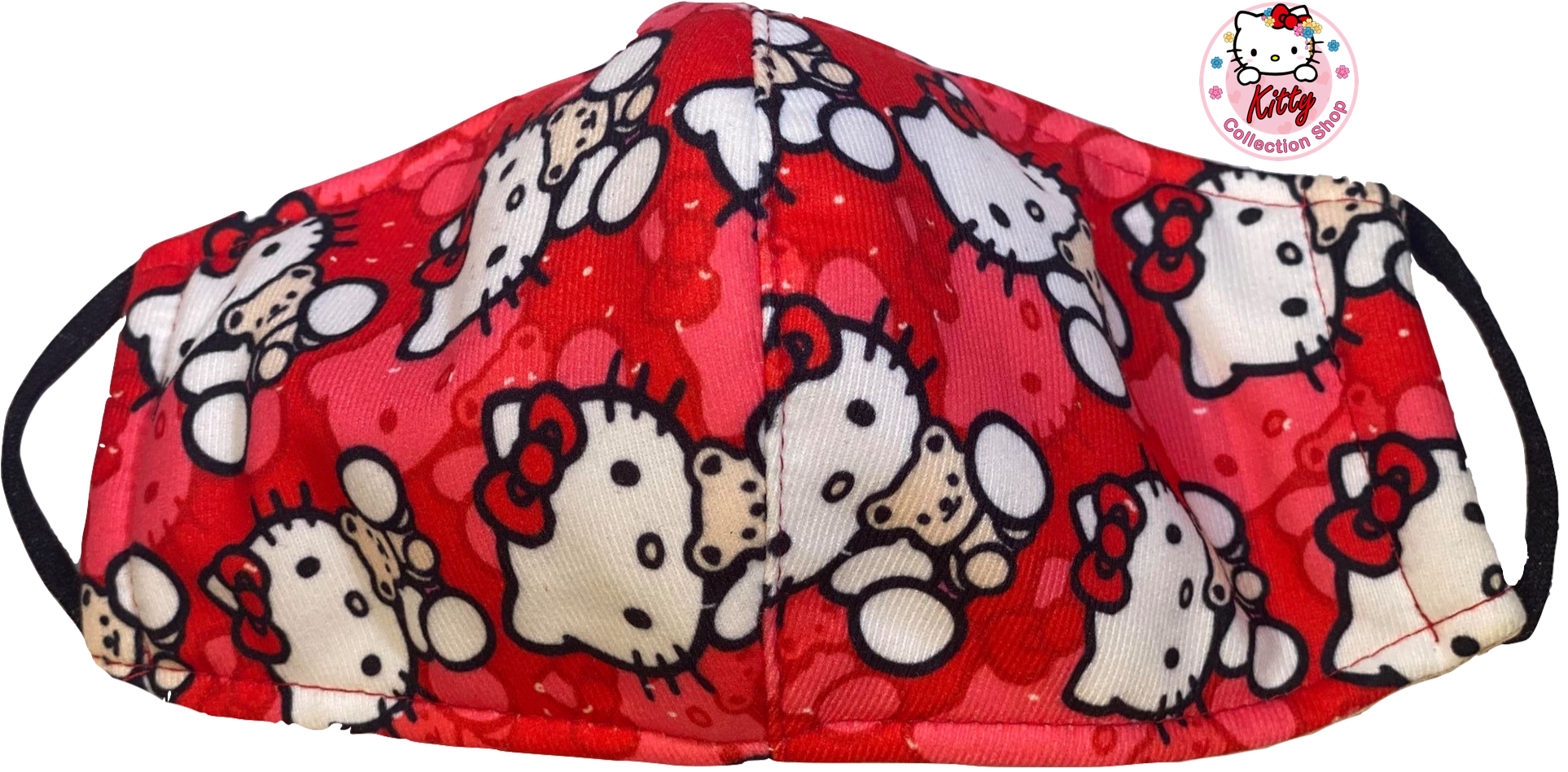 Hello Kitty Red Teddy Face Mask