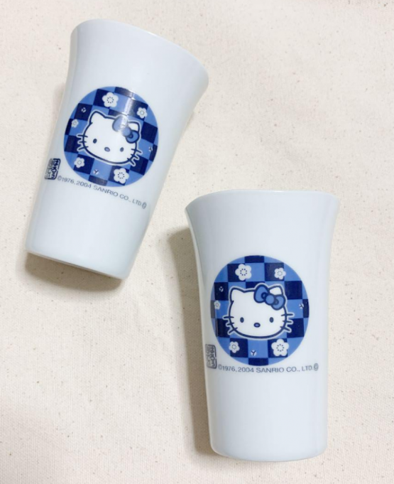 hello kitty beer glass