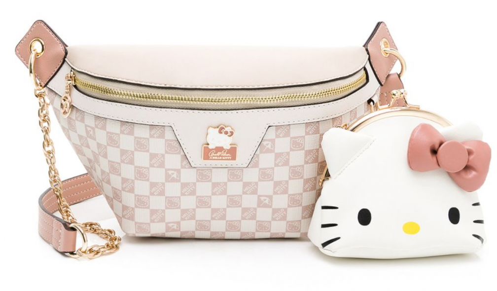 Hello Kitty Arnold Palmer Lotus Root Pink Crossbody Bag Kitty Collection