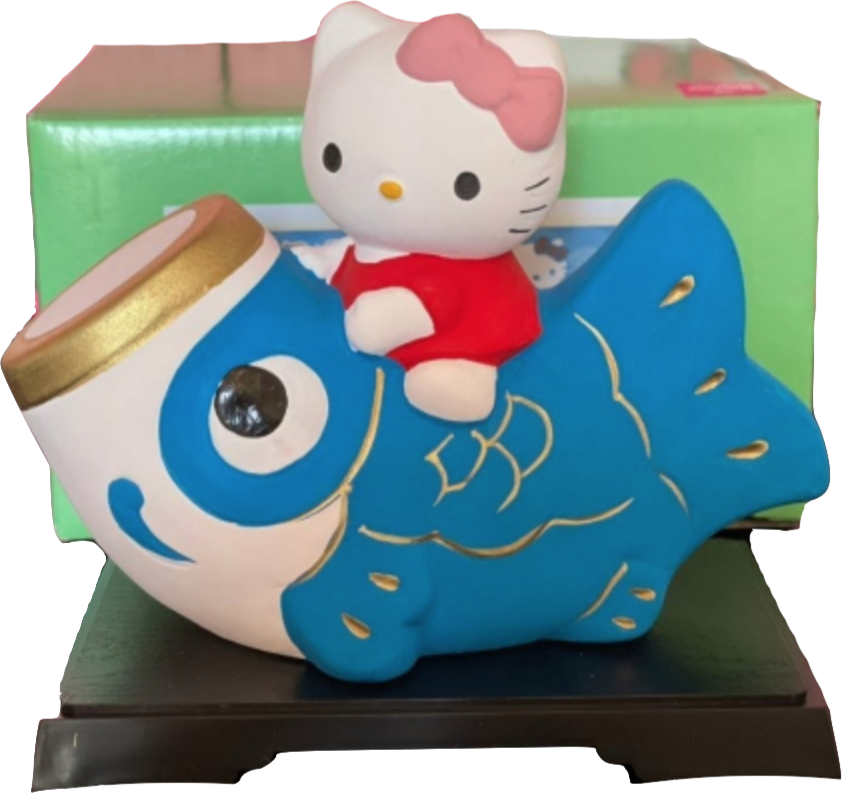 Hello Kitty Pottery Koi Fish
