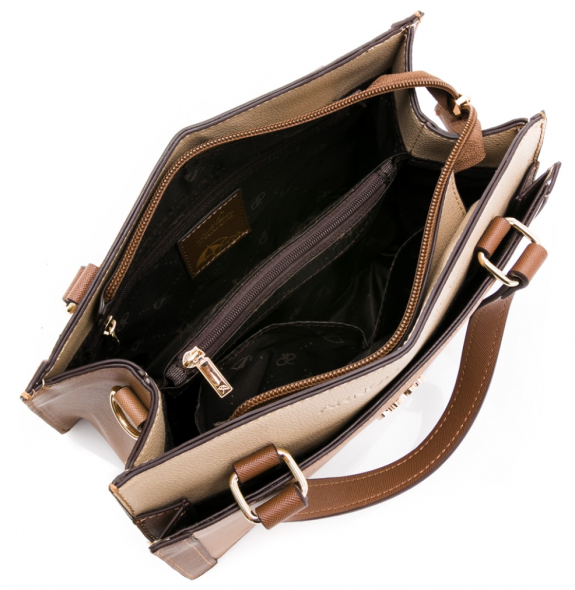 Hello Kitty Arnold Palmer Handbag with Long Strap Caramel Brown – Kitty ...