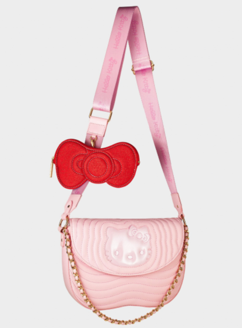 Hello Kitty Danielle Nicole Pink Quilted Crossbody