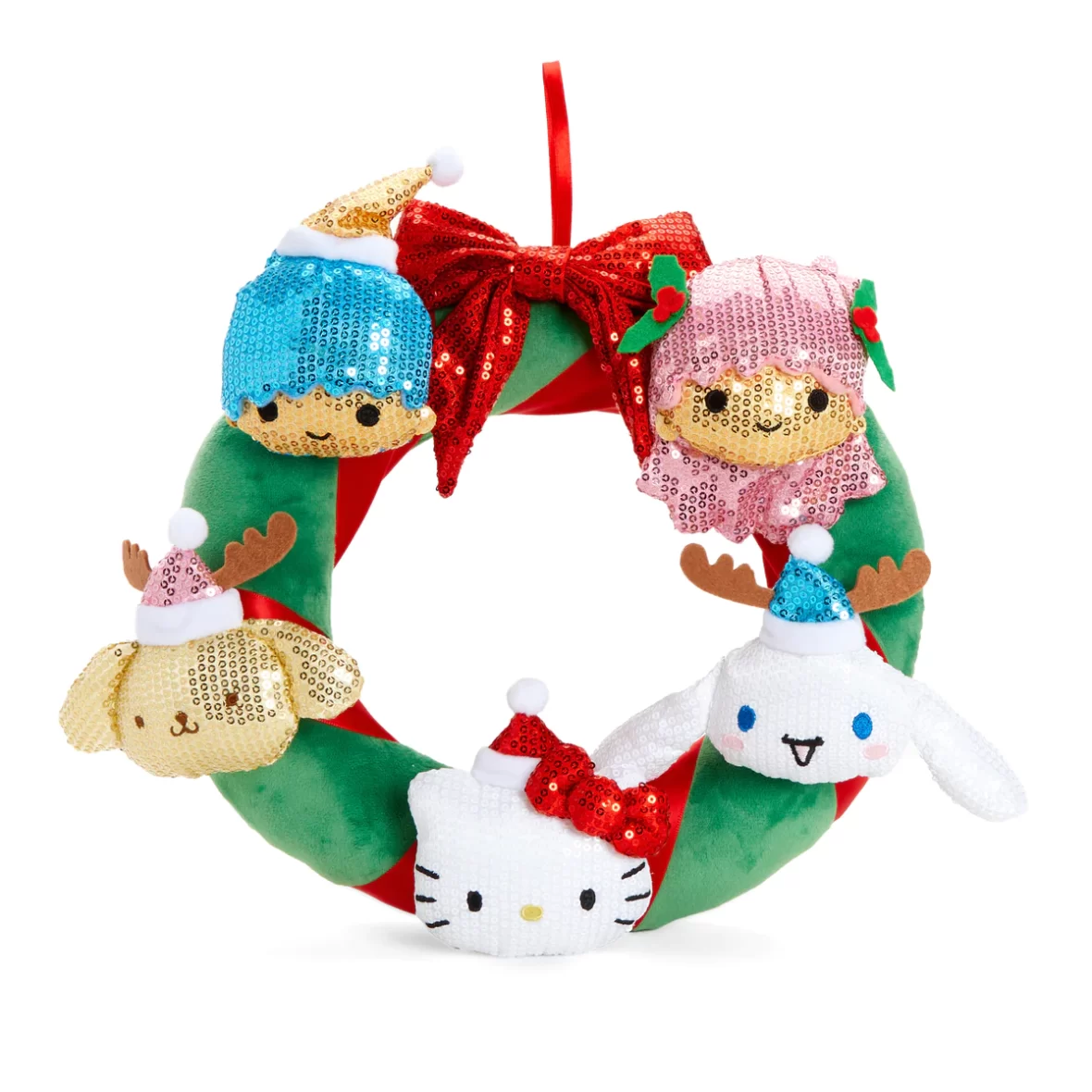 Hello Kitty & Friends Holiday Sequin Wreath