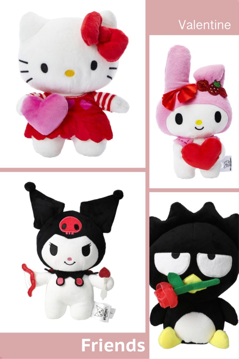 Hello Kitty and Friends Valentine 8 Inches Plushes